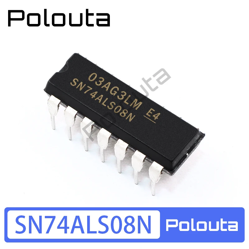 

10 Pcs/Set SN74ALS08N DIP14 Four 2-input Positive AND Gate Logic IC Electric Acoustic Components Arduino Nano Integrated Circuit