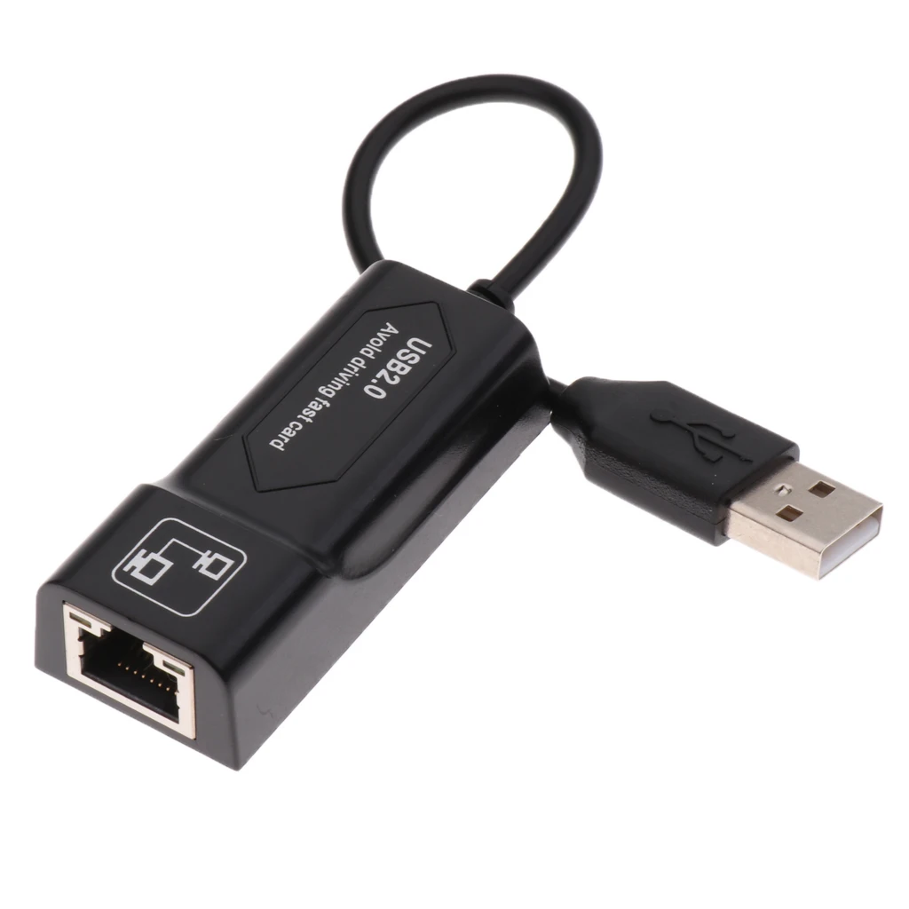 80MA/5В Ethernet адаптер для USB в порт RJ45 10/100 Мбит/с 2 0|Сетевые инструменты| |