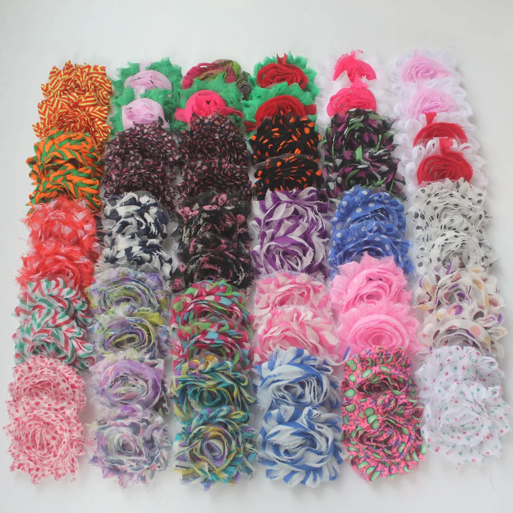 Бесплатный ePacket 17y 2 5 &quotпотертый цветок для девочек аксессуары волос повязка на