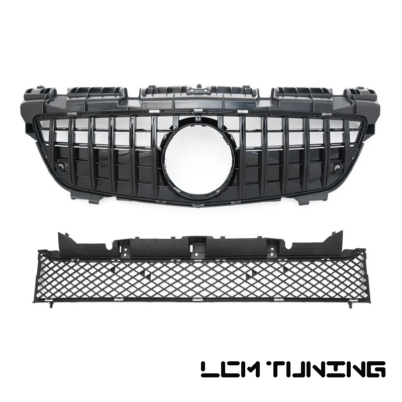 GT Style передний бампер гоночная решетка Верхняя и нижняя 2 шт. для Mercedes-Benz SLK-class SLK 250