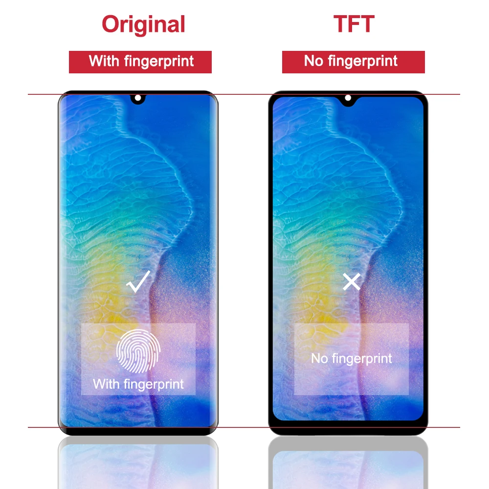 P30 P30Pro ЖК-дисплей для Huawei Pro VOG-L09 L29 TL00 Dsplay сенсорный экран дигитайзер Запчасти ELE-L29