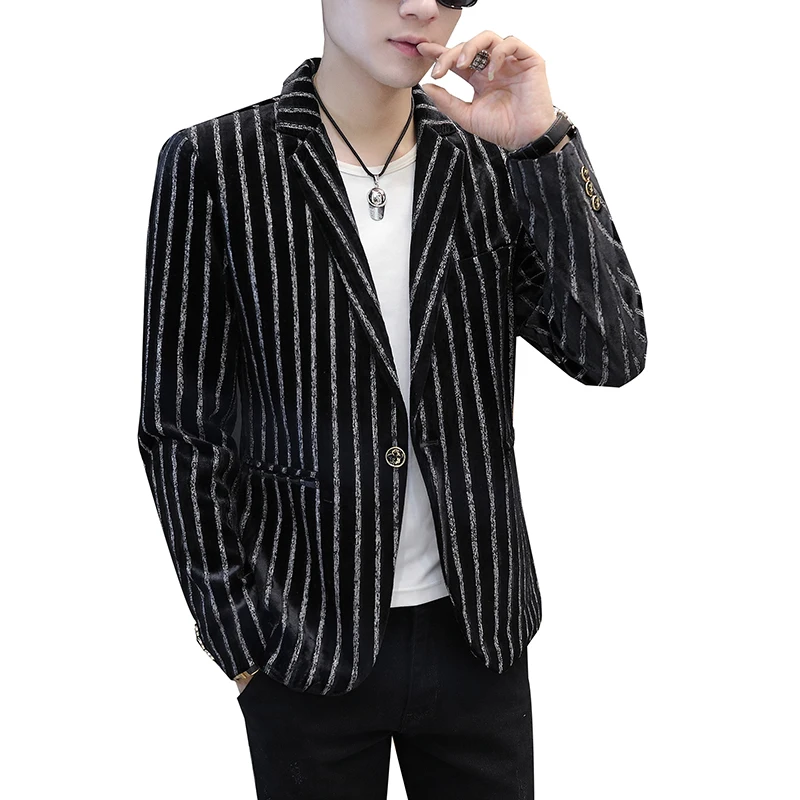 Мужской бархатный пиджак черный синий хаки золотой жакет размеры XXL XXXL | Мужская