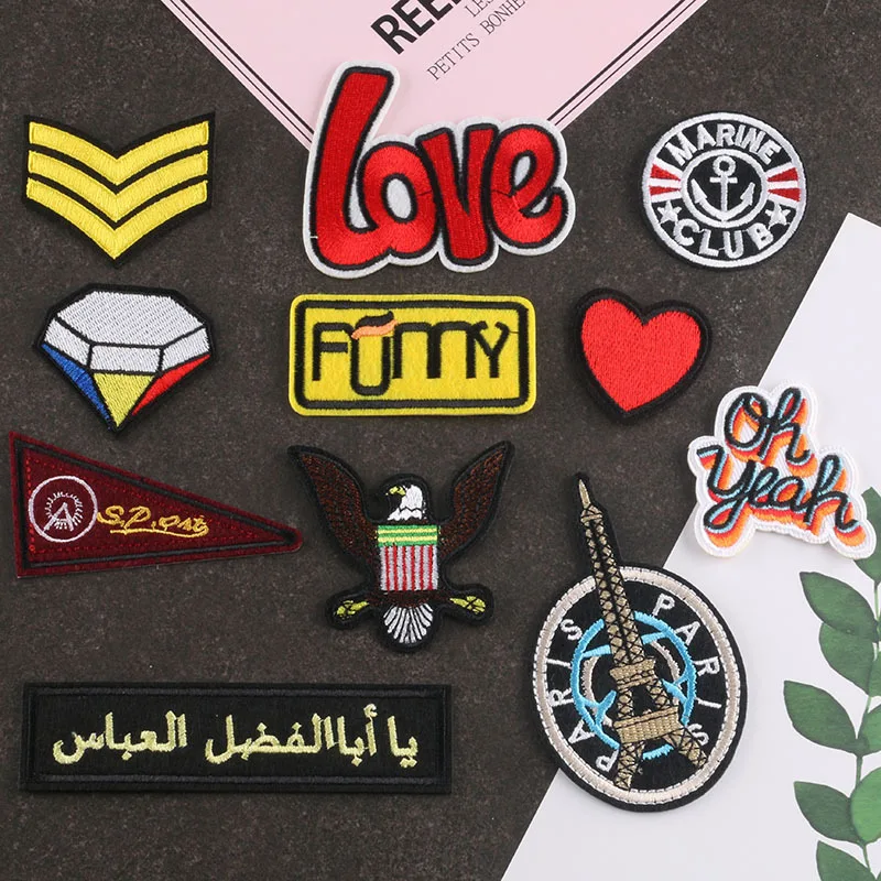 

Customizable Wholesale Computer Embroidered Badge Patch High-End Clothing Accessories DIY Handmade Accessories Embroidered