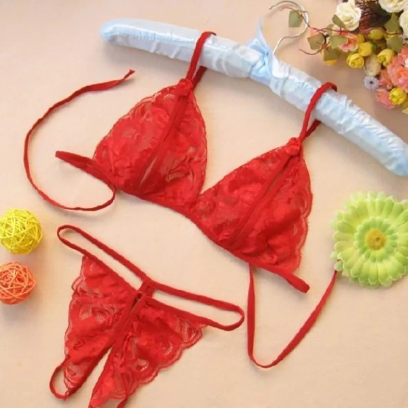 Сексуальное нижнее белье Babydoll женское откровенные кружевные сексуальные