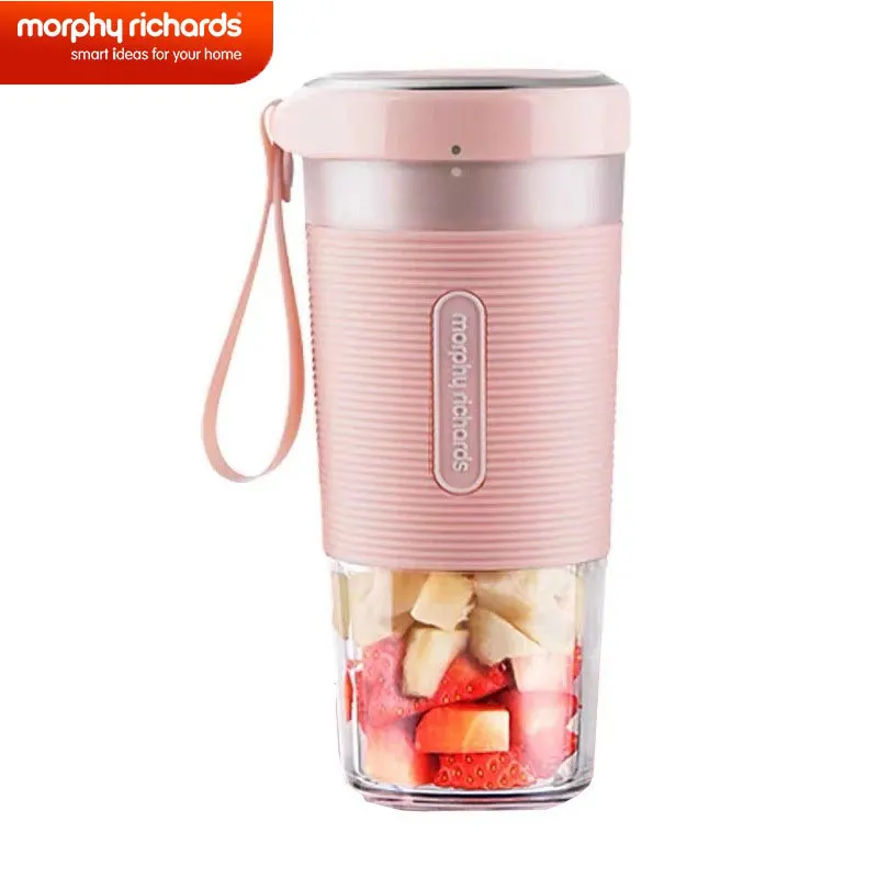 

Morphyrichards Portable Juicer Wireless Food Blender MR9600 USB Rechargeable Mini Food Mixer 300ml Milkshake Juice Maker