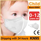 Маска kn95 для детей 0-12 лет, многоразовая, ffp2mask, детская маска ce, детская, моющаяся, тканевая маска fpp2 kn95