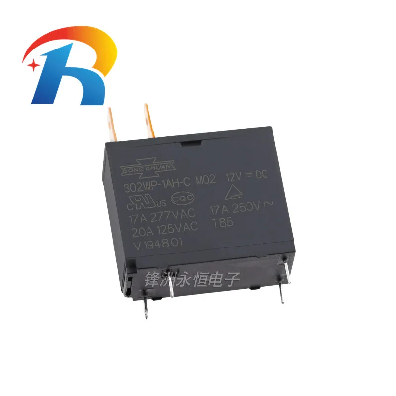 Водонагреватель и микроволновая печь, специальные оригинальные реле, 10 шт./лот 302WP-1AH-C M02, Питание 12 В постоянного тока, 17A, 302wp-1ah-c-m02-12 В постоянного тока