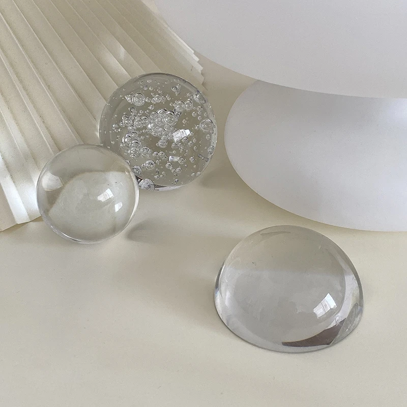 Хрустальный декоративный шар из скандинавского стекла пресс-папье канцелярские
