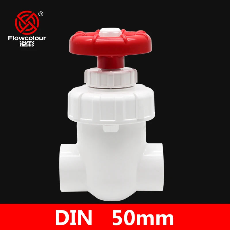 

Sanking UPVC 50mm Gate Valve Aquarium Fish Tank Water Connector For Garden Irrigation Hydroponic System Pipe Fittings Coupler