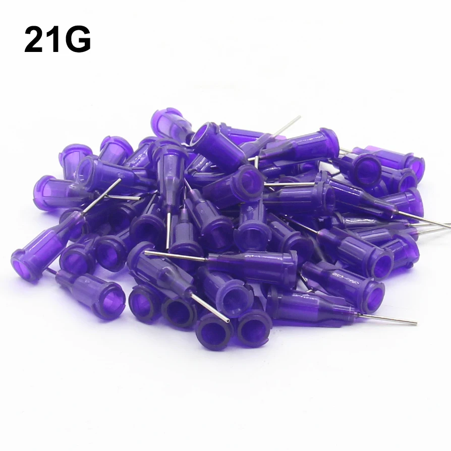 100 шт. 10 моделей доступных стальных дозирующих конических клеевых головок