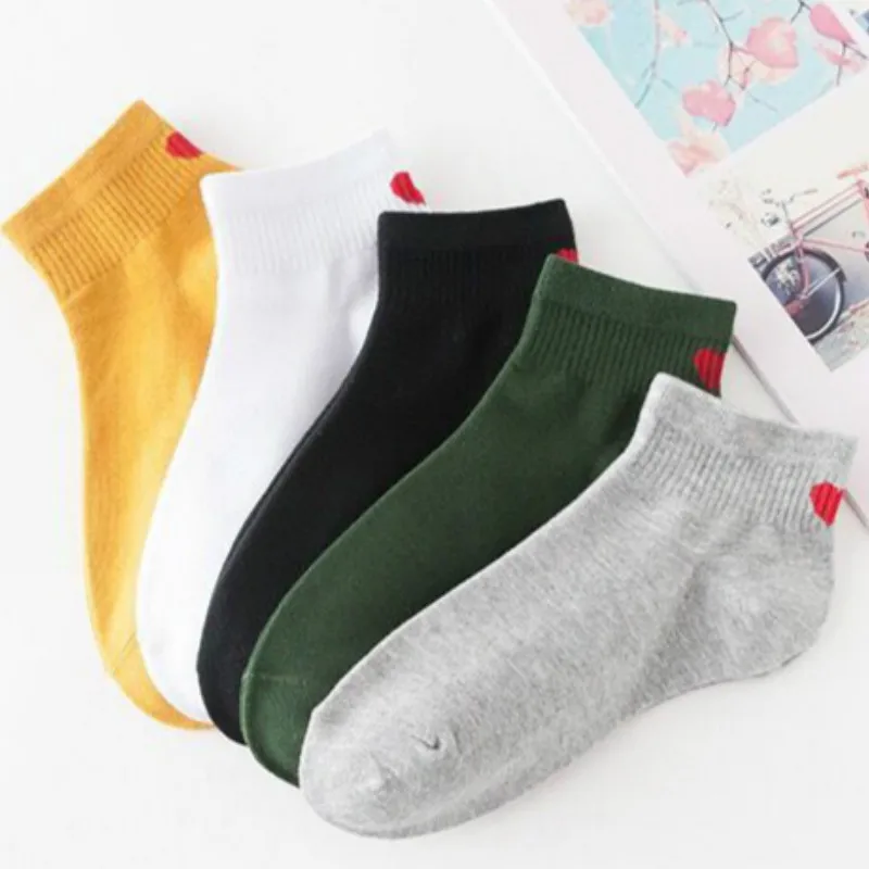 Забавные Женские носочки Разные цвета милые носки дизайнерские Harajuku для