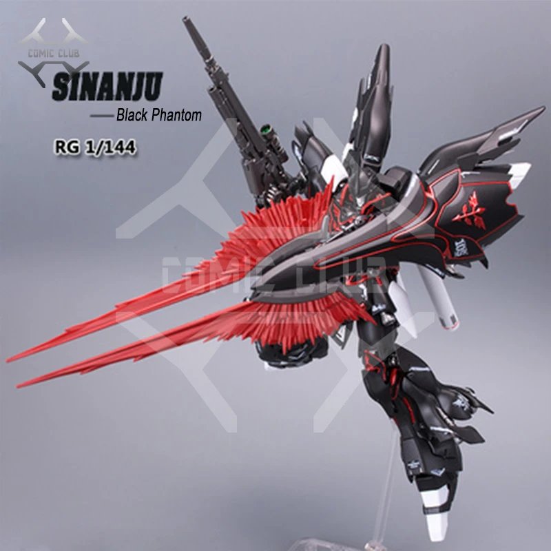 

Набор из аниме-игрушек RG 1/144, модель черного фантомного цвета