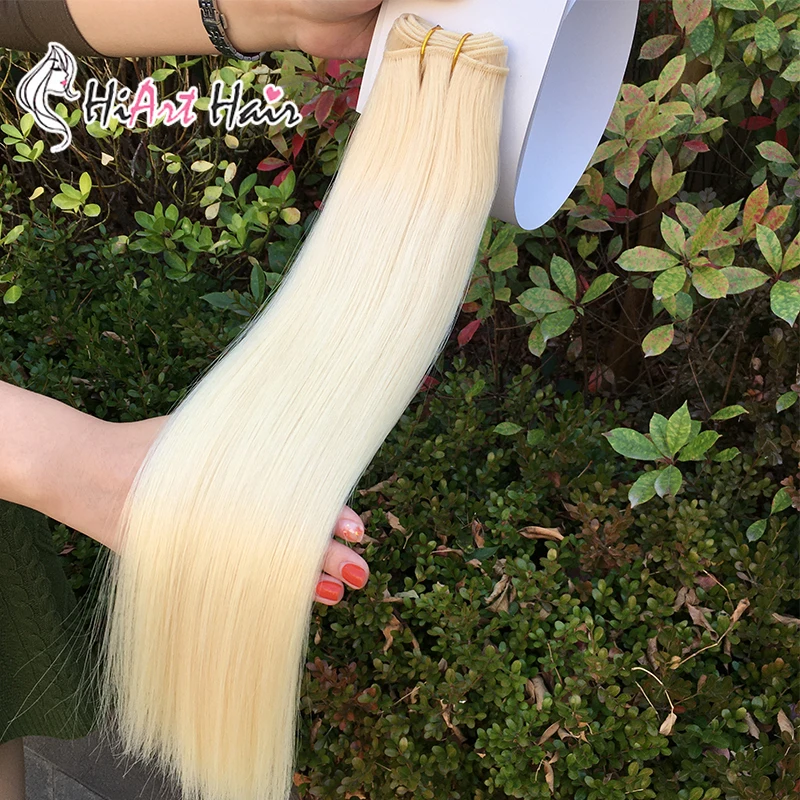 Пряди волос HiArt машинной работы 90 г человеческие волосы двойного плетения прямые