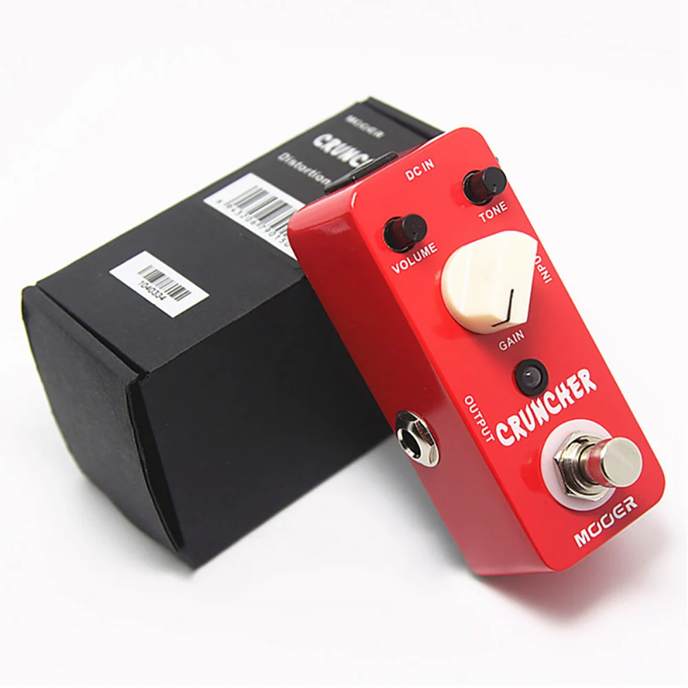 MOOER CRUNCHER с высоким коэффициентом усиления искажения Мини гитары педаль эффектов