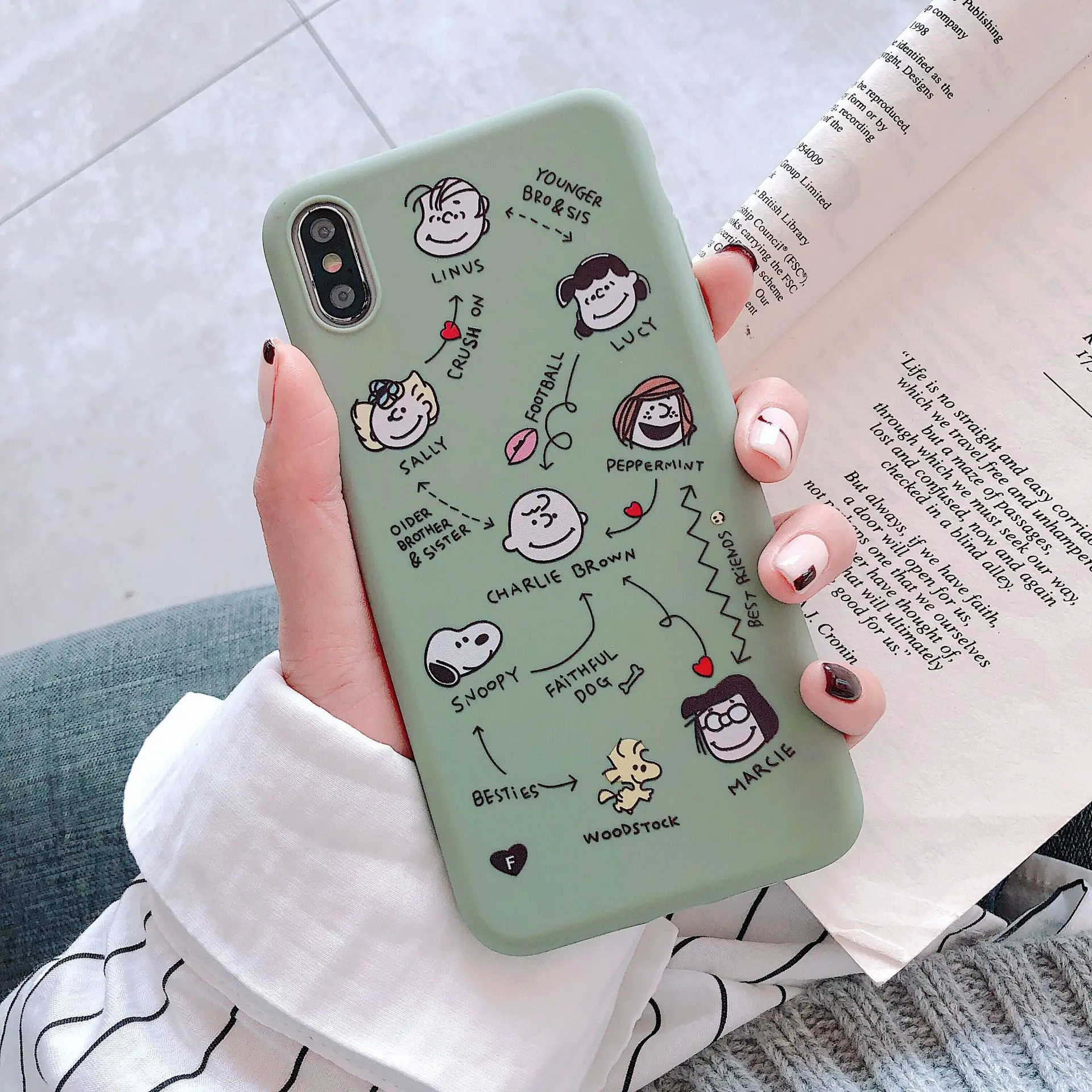 Fitted Phone Case For iPhone 11 Pro X XS Max XR 6 S 7 8 Plus Back Cover Cute Cartoon Dog Matte Protective Mobile Bag Coque | Мобильные