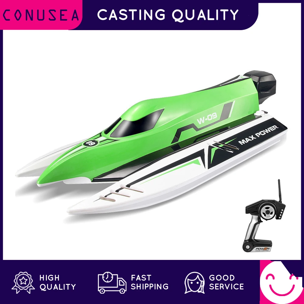 Скоростная лодка WLtoys WL915 на радиоуправлении саморегулирующаяся с дистанционным