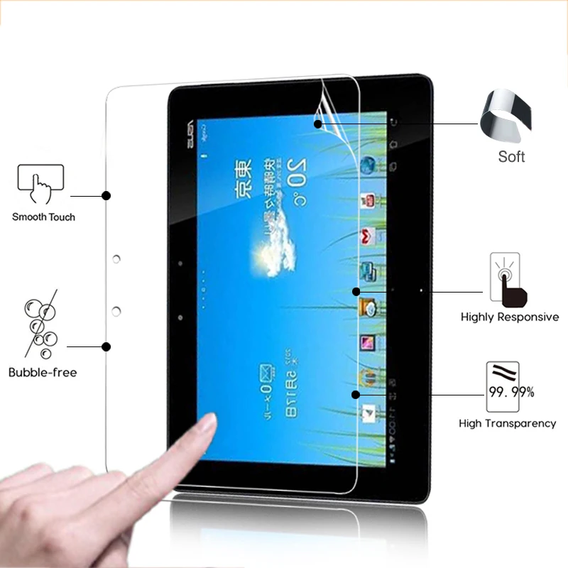 

High Clear Glossy screen protector film For Asus Transformer Pad TF303CL 10.1" tablet ANti-Scratched HD lcd protective films