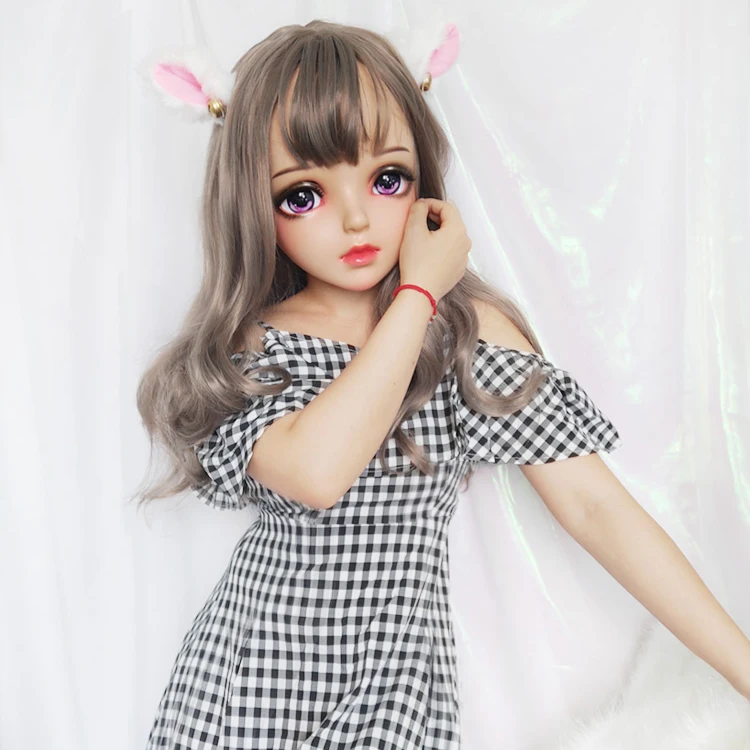 Miao-10) женские милые девушки смолы половина головы кигуруми BJD маска косплей японского аниме ролевая маска Лолиты кроссдресс кукольная маска