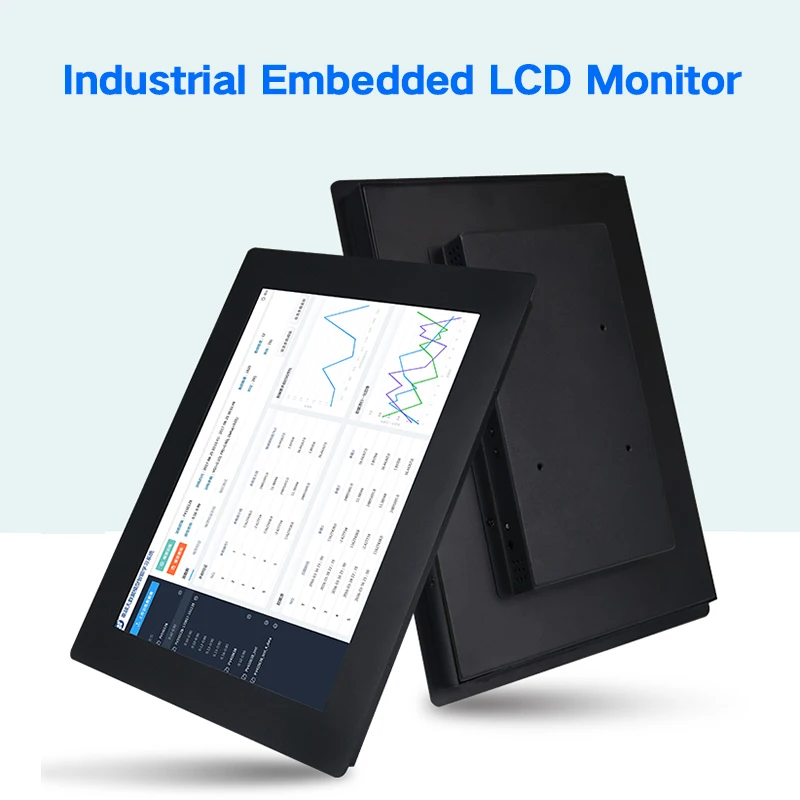 industrial computer lcd monitors 15 6 дюймов ЖК дисплей монитор планшета VGA/HDMI/DVI/USB 1366*768