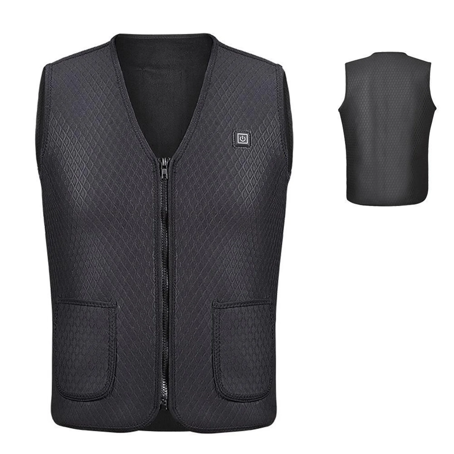 unisex warming heated vest Electric USB Heated Warm Vest Men Women Heating Jacket Clothing for Winter Travelling Ski FISHING