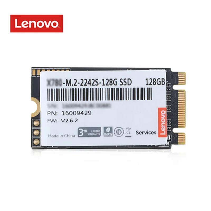 100% Оригинальный Lenovo m.2 2242 128G NGFF твердотельный накопитель X780 NVME 128G|Комплектующие