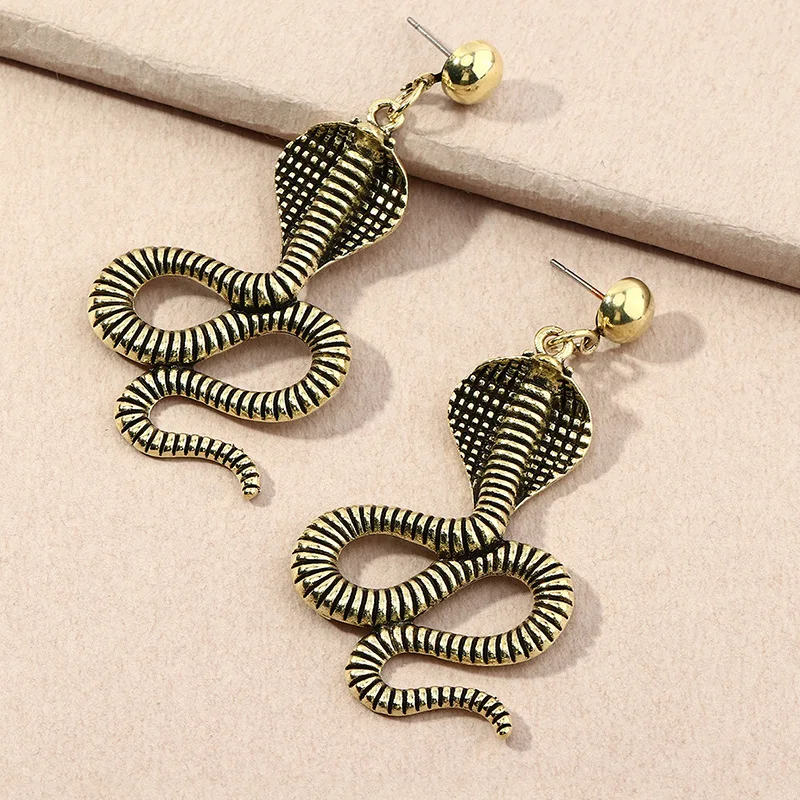 

There is Not Much Stock of Vintage Metal Cobra Earrings. You Can Get a Gift if You Buy Two Products in Our Shop at One Time