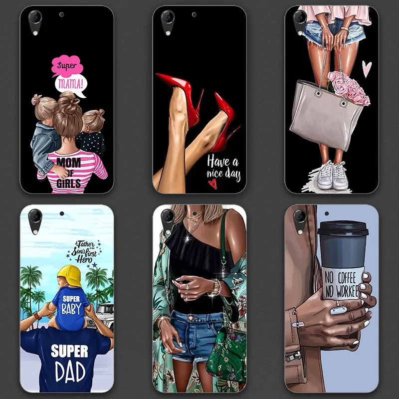 Мягкий силиконовый чехол для HTC 728, чехол для HTC Desire 728 728G Dual Sim D728T D728W, чехол с рисунком, сумка, чехлы из ТПУ