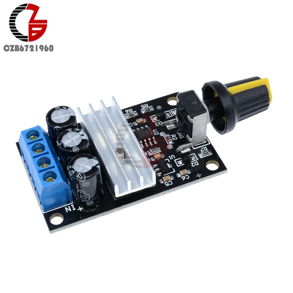 NE555 Напряжение регулятор 6V 28V3A контроллер скорости двигателя постоянного тока