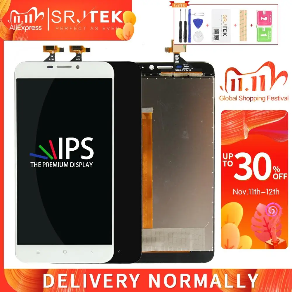Srjtek для Oukitel U20 Plus ЖК дисплей + кодирующий преобразователь сенсорного экрана в