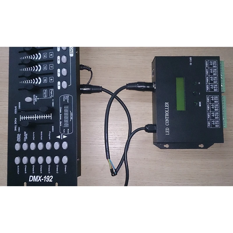 Программируемый контроллер RGBW светодиодный RGB Pixel PC Artnet DMX DMX512 ЕС вилка |