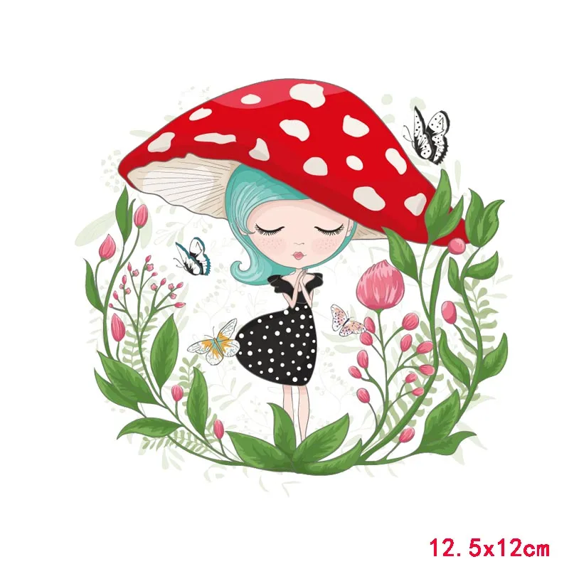 Утюжок на пластыри мультфильм милый танец девушка Термо Передача для одежды