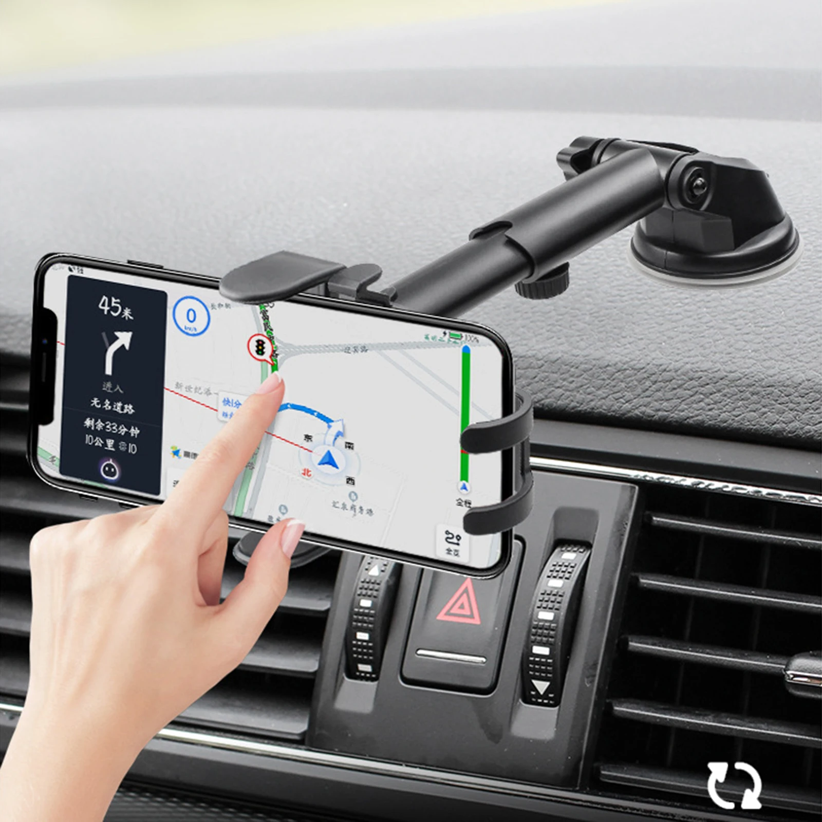 

Универсальный автомобильный держатель для телефона на магните автомобиль приборной панели телефона на присоске Кронштейн Подставка под м...