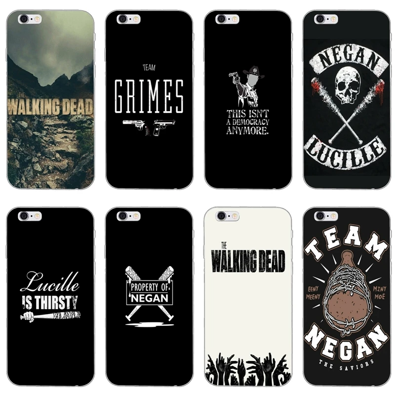 Ходячие мертвецы команда Negan Camiseta чехол для Samsung Galaxy S10e Lite S9 S8 S7 S6 edge Plus S5 S4 S3 Note 10 9 8 5