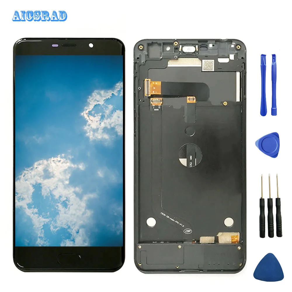 Для Elephone S7 ЖК дисплей Дисплей и Сенсорный экран в сборе Экран Digitizer Замена Рамки