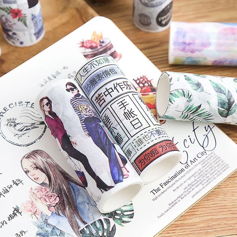 Милая цветная лента для маскировки 100 мм широкая клейкая канцелярские