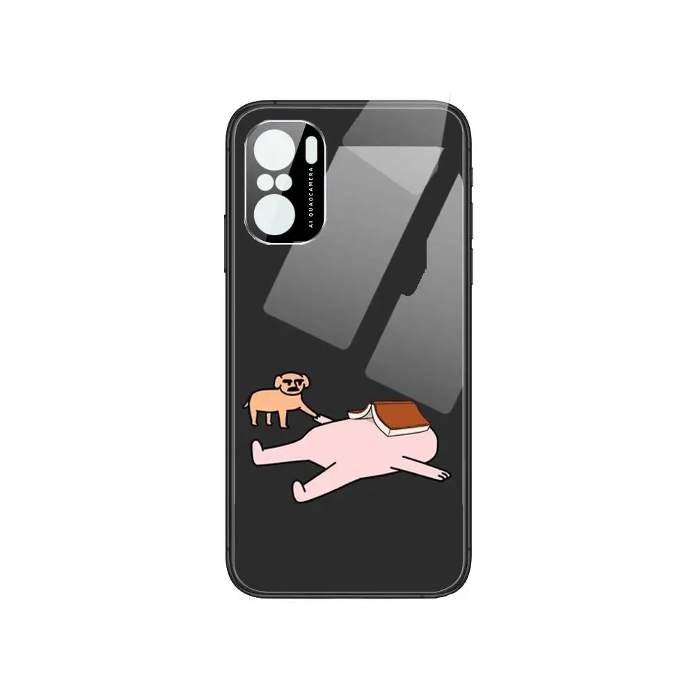 

Mobile Phone Case For POCO F1 F2 F3 Pro X3 M3 9C 10T Lite NFC Anime Black Cover Silicone Back Prett mi 10 ultra covers