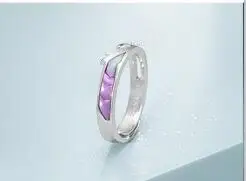 woman rings Thaya, коралл, морская форма, регулируемое ювелирное изделие, 925 серебряное кольцо, кубический циркон, круглые кольца для пар, подарок на помолвку - Цвет камня: woman rings