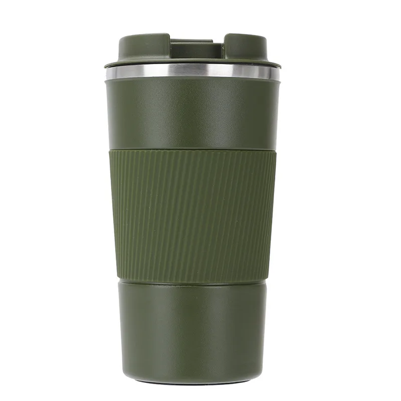 

500ml Modern Simplicity 304 Stainless Steel Thermos Cup Double Layer Anti Scald Vehicle Vacuum Thermos Bottle