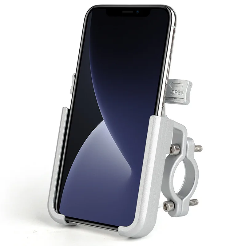

360 Degree Rotatable Bicycle Phone Holder Aluminium Alloy Bike Bicycle Handlebar Mount Phone Holder for Mobiles GPS
