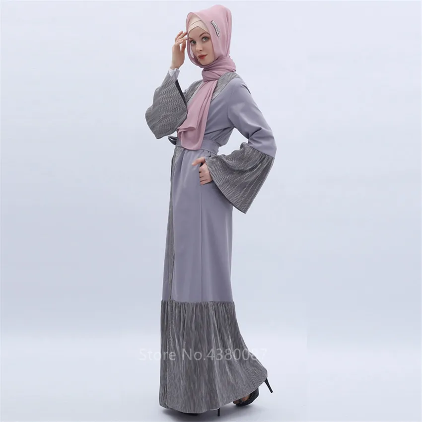 

Ramadam Worship Service Islamic Women Traditional Muslim Abaya Dress Sparkly Patchwork Dubai Turkish Elegany Kaftan Hijab Dress