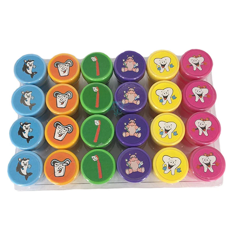

6pcs Dental Cute Tooth Stamp for Dentist Dental Gift Kids & Christmas gift