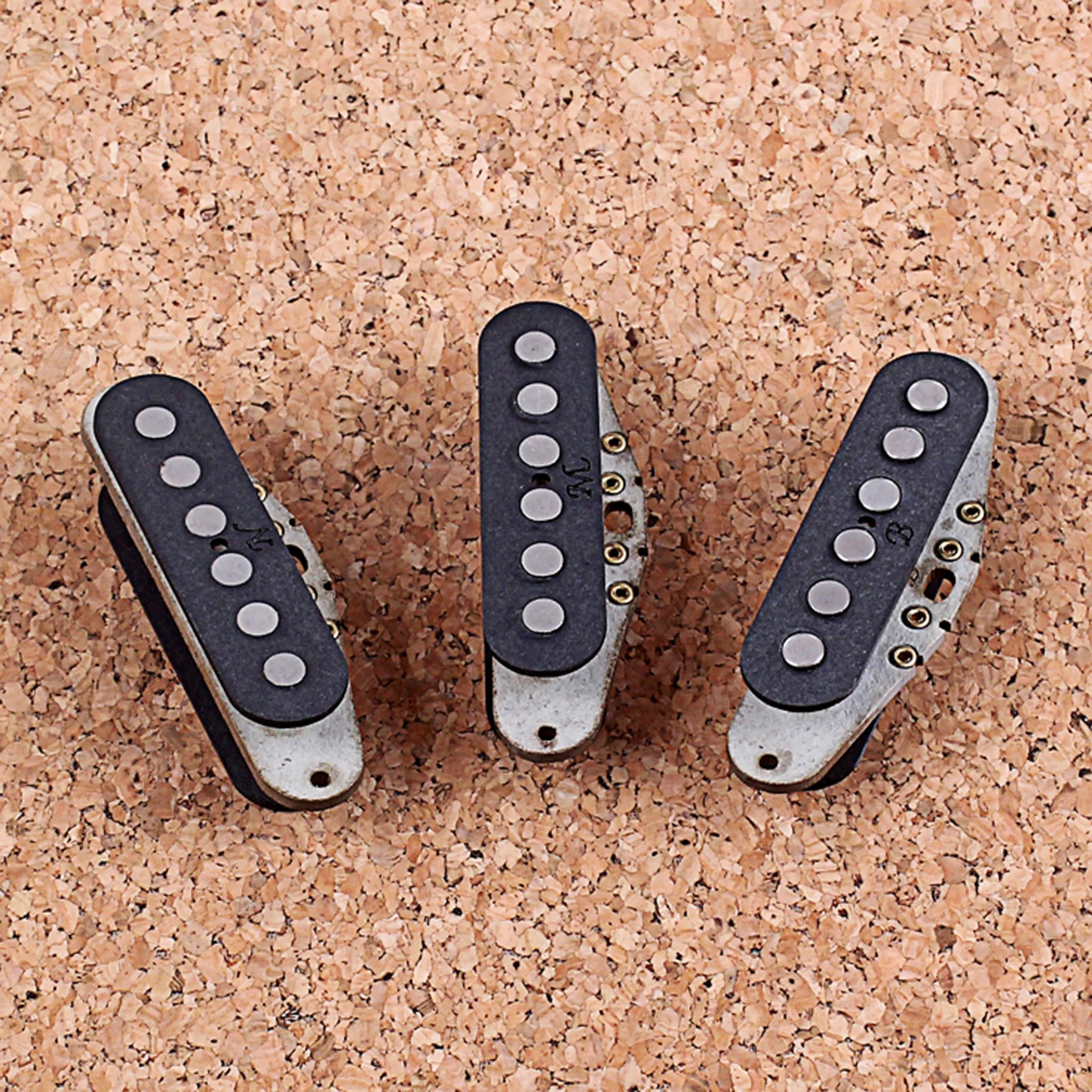 

3Pcs Guitar Neck Middle Bridage Pickup Set for ST Electric Guitar Replacements