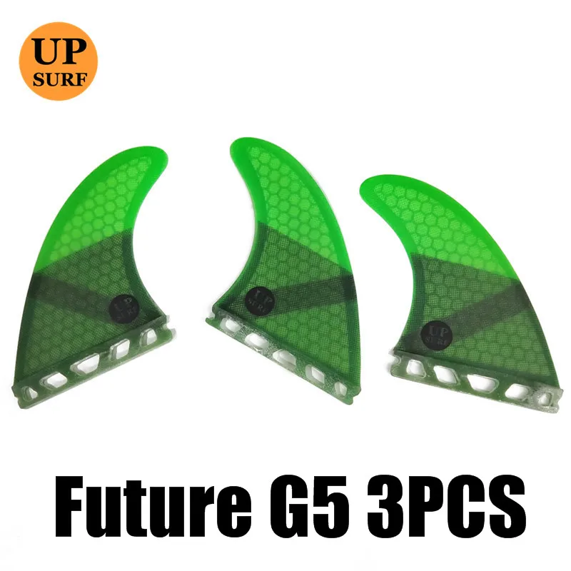 Surf Future плавники синие сотовые плавники Размер M G5/K2.1 доски для серфинга плавники Future Основные три плавника Набор - Цвет: Green G5
