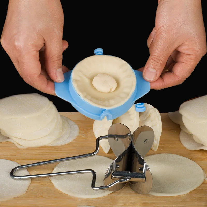 DIY прочный помадка глазурь шпатель печенья Круглые лезвия для резки клецки из