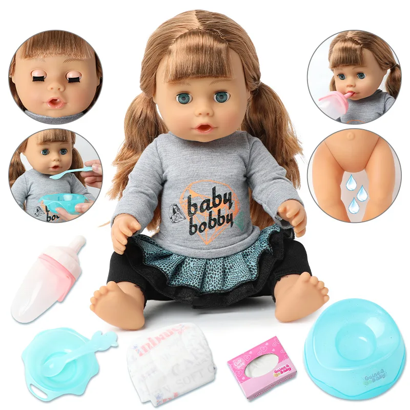 18 дюймов моделирование bebe reborn Silicone 46 см водонепроницаемые реалистичные детские