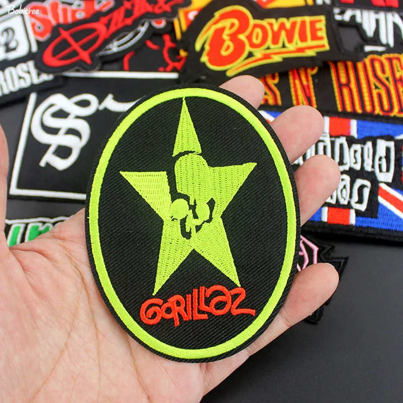 Наклейки на одежду в стиле панк-рок с вышивкой 25 шт./партия Микс модных | Дом и сад