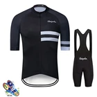 Комплект одежды для велоспорта Raphaful, из быстросохнущего трикотажа, с короткими штанами, дышащий, лето 2021