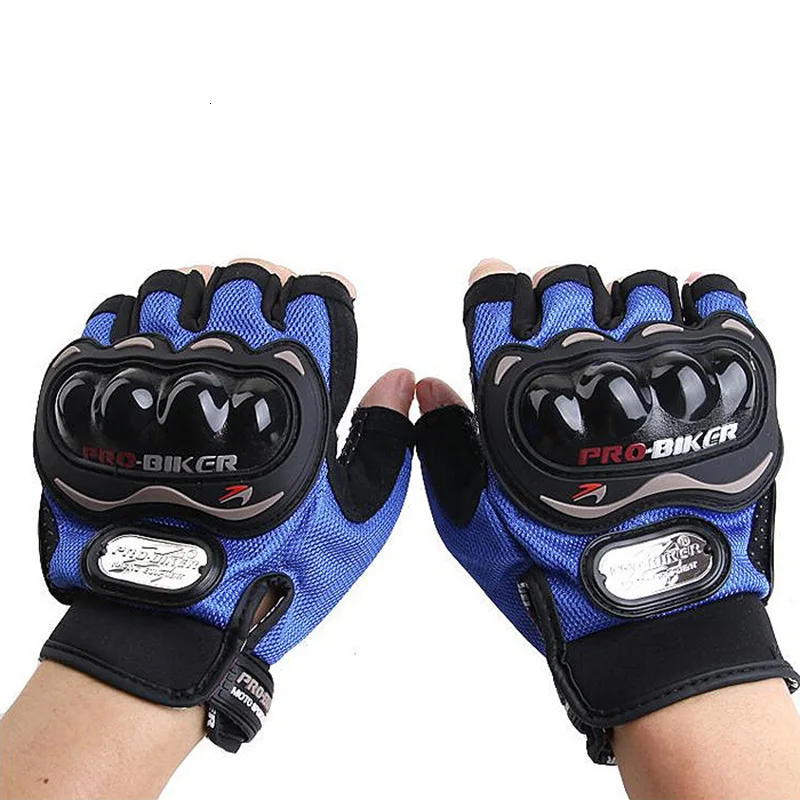 Мото rcycle перчатки с полупальцами сетчатая ткань защита Осенние мото