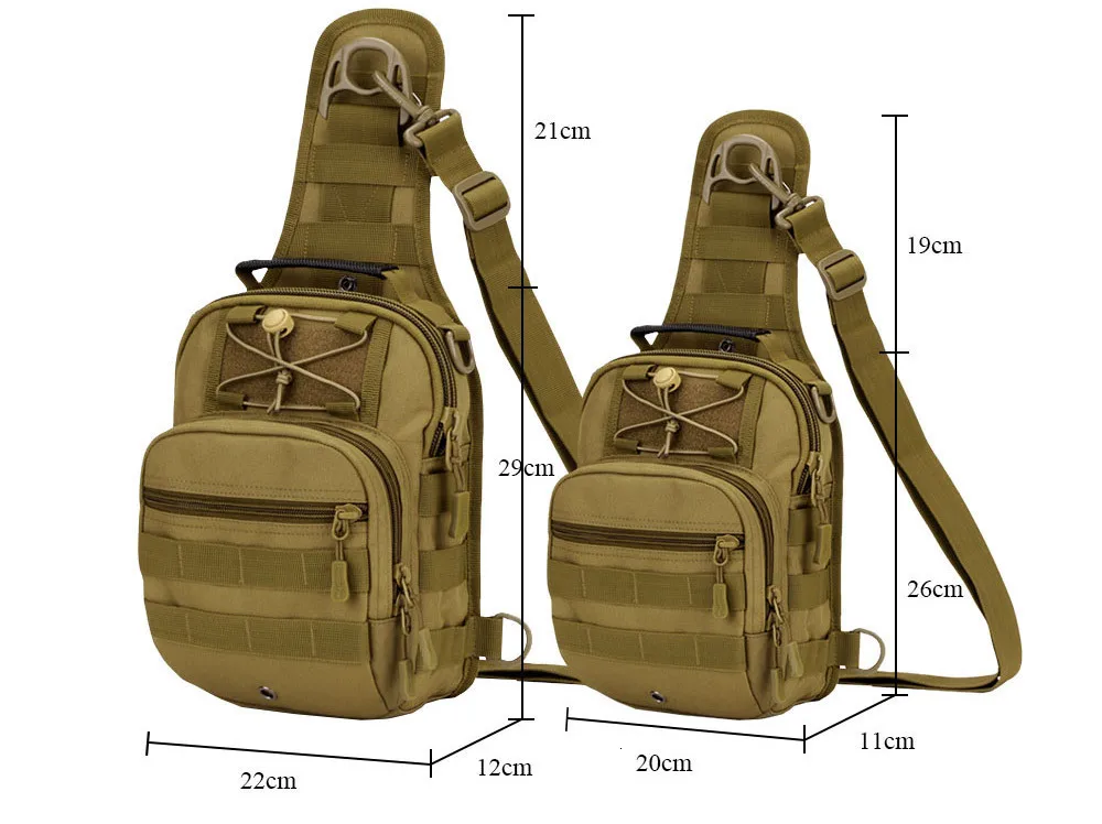 SINAIRSOFT спортивные охотничьи мужские военные тактические сумки MOLLE на одно плечо нейлоновые болотные нагрудные сумки унисекс LY0001 LY0002
