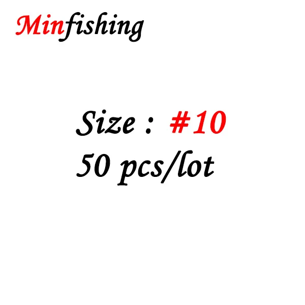 Minfishing 50 шт./лот рыболовный разъем MS+ YDL рыболовный поворотный с оснастка Coastlock аксессуары для рыболовных приманок - Цвет: Size 10